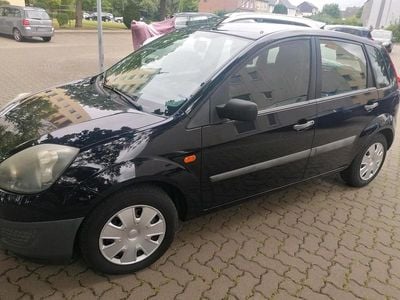 Gebraucht Ford Fiesta 60 PS (44 kW) 2007 Blau Kleinwagen
