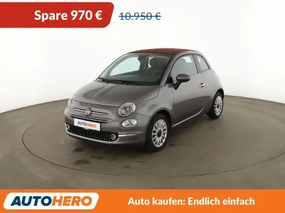 Second-hand Fiat 500C Lounge 86 CP (63 kW) 2016 Gri Cabrio