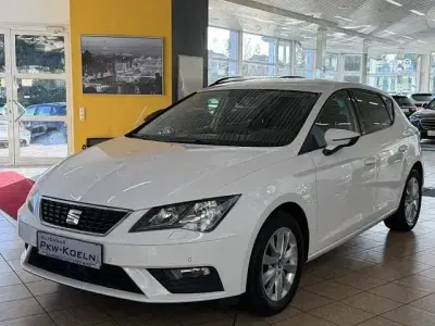 Usata Seat Leon Style 116 CV (85 kW) 2019 Bianco Berlina