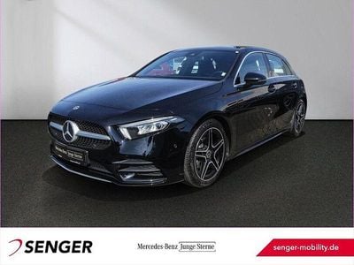 Gebraucht Mercedes A180 AMG 136 PS (100 kW) 2022 Unilack nachtschwarz Limousine