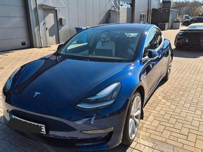 Gebraucht Tesla Model 3 Long Range AWD 253 kW (345 PS) 2019 Blau Limousine