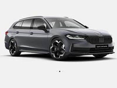 Neu Skoda Superb SportLine 193 PS (141 kW) 2025 Grau (graphitegrau metallic) Kombi