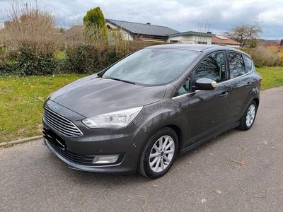 Gebraucht Ford C-MAX Titanium 125 PS (91 kW) 2016 Grau Van / Kleinbus