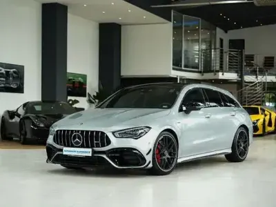 Gebraucht Mercedes CLA45 AMG Shooting Brake AMG 422 PS (310 kW) 2022 Silber Kombi