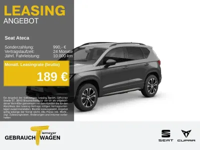 Gebraucht Seat Ateca FR 150 PS (110 kW) 2025 Grau SUV