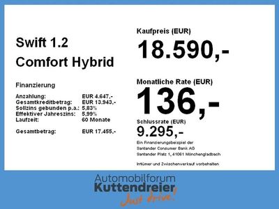 Frontier blue pearl metallic Neu 2025 Suzuki Swift Comfort Kleinwagen | 18.590 €