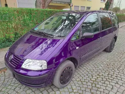 Gebraucht VW Sharan 116 PS (85 kW) 2000 Blau Van / Kleinbus