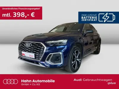 Gebraucht Audi Q5 S-Line 367 PS (269 kW) 2022 Navarrablau metallic SUV