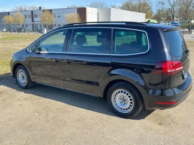 Brugt VW Sharan Highline 150 HK (110 kW) 2017 Sort MPV