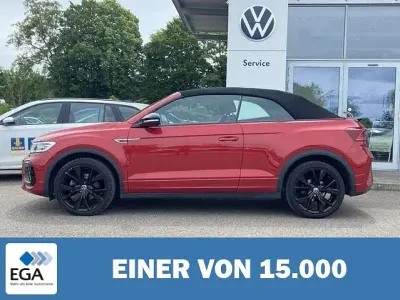 Gebraucht VW T-Roc Cabriolet R-line 150 PS (110 kW) 2023 Rot metallic Cabrio