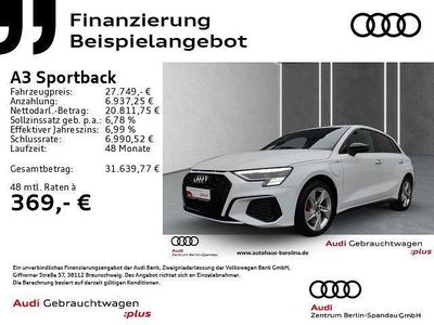 Weiß Gebraucht 2022 Audi A3 S-Line Limousine | 27.749 € (Fairer Preis)