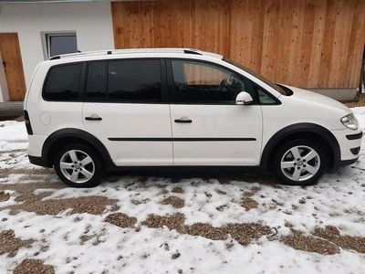 Gebraucht VW Touran Cross 170 PS (125 kW) 2008 Weiß Van / Kleinbus