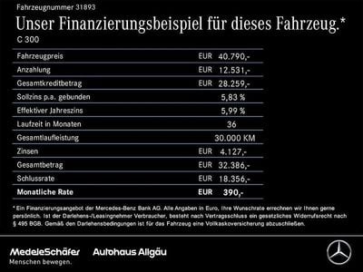 Gebraucht Mercedes C300 AMG 265 PS (194 kW) 2024 Rot Limousine
