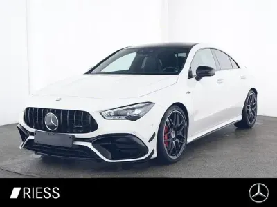 Gebraucht Mercedes CLA45 AMG AMG 421 PS (309 kW) 2023 Weiss Coupé