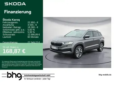 Occasion Skoda Karoq Style 150 ch (110 kW) 2022 Gris SUV