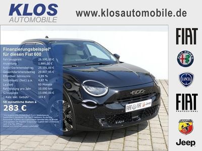 Schwarz Neu 2025 Fiat 600 La Prima SUV | 26.990 €