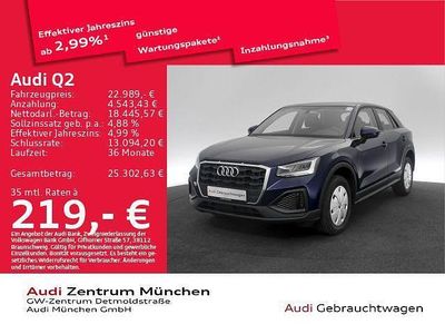 Gebraucht Audi Q2 Ambiente 110 PS (80 kW) 2023 Blau SUV