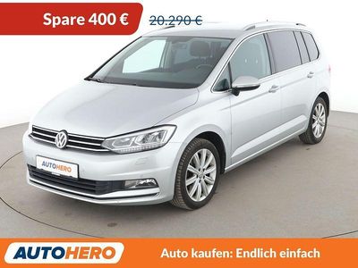 Gebraucht VW Touran Highline 150 PS (110 kW) 2017 Grau Van / Kleinbus