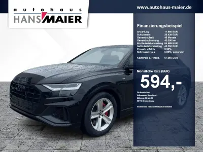 Brugt Audi Q8 S-Line 381 HK (280 kW) 2023 Sort SUV