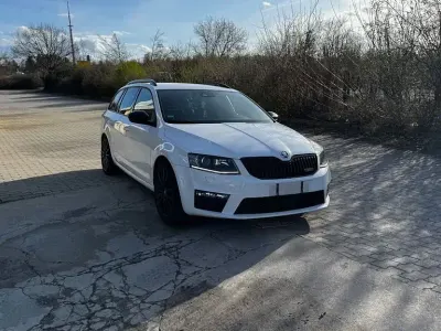 Occasion Skoda Octavia RS 300 ch (220 kW) 2013 Blanc Break