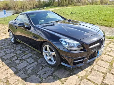 Gebraucht Mercedes SLK200 AMG 184 PS (135 kW) 2012 Schwarz Cabrio