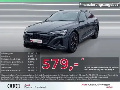 Second-hand Audi Q8 Sportback e-tron S-Line 300 kW (408 CP) 2024 Gri SUV