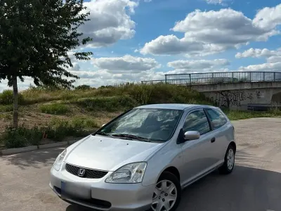Gebraucht Honda Civic 90 PS (66 kW) 2003 Silber Kleinwagen