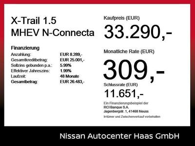 Neu Nissan X-Trail N-Connecta 163 PS (119 kW) 2025 Champagne silver SUV