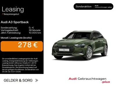 Gebraucht Audi A3 Advanced Plus 204 PS (150 kW) 2025 Distriktgrün metallic Limousine