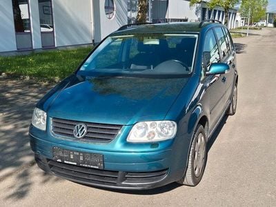 Second-hand VW Touran Trendline 105 CP (77 kW) 2005 Verde Monovolum