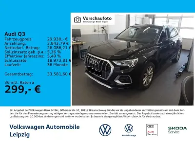 Gebraucht Audi Q3 Advanced 150 PS (110 kW) 2023 Schwarz SUV