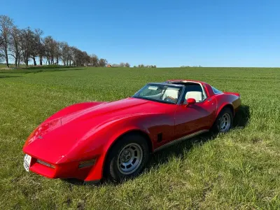 Gebraucht Corvette C3 201 PS (147 kW) 1980 Rot Cabrio
