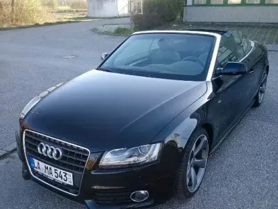 Gebraucht Audi A5 Cabriolet S-Line 177 PS (130 kW) 2011 Schwarz Cabrio
