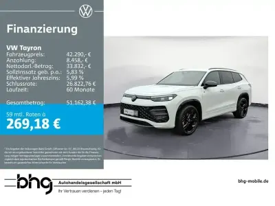 Usata VW Tayron R-line 150 CV (110 kW) 2025 Bianco SUV