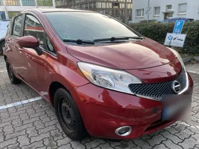 Gebraucht Nissan Note Acenta 90 PS (66 kW) 2014 Rot Kleinwagen