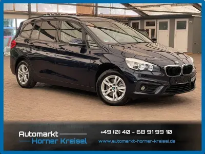 Gebraucht BMW 218 Gran Tourer Sport Line 150 PS (110 kW) 2016 Blau Van / Kleinbus