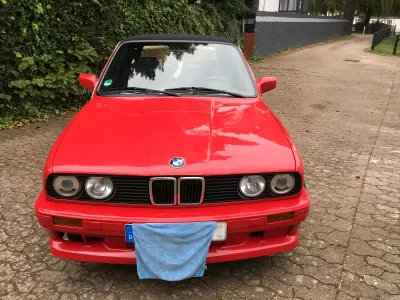 Gebraucht BMW 318 Cabriolet 100 PS (73 kW) 1990 Rot Cabrio