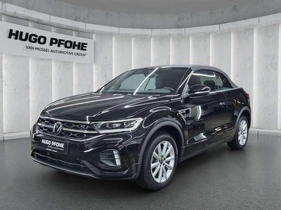 Gebraucht VW T-Roc Cabriolet R-line 150 PS (110 kW) 2023 Deep black perleffekt Cabrio