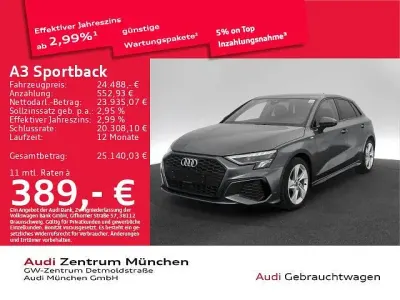 Gebraucht Audi A3 S-Line 110 PS (80 kW) 2024 Daytonagrau perleffekt Limousine
