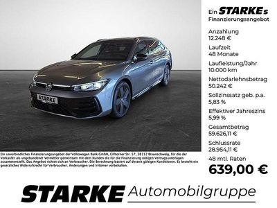 Second-hand VW Passat R-line 150 CP (110 kW) 2025 Negru Break