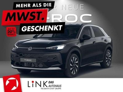 Neu VW T-Roc Life 116 PS (85 kW) 2025 Grenadillschwarz metallic SUV