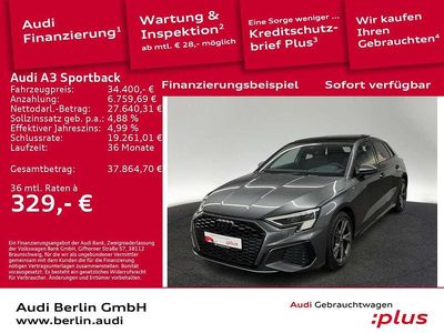 Gebraucht Audi A3 Ambiente 150 PS (110 kW) 2022 Daytonagrau perleffekt Limousine
