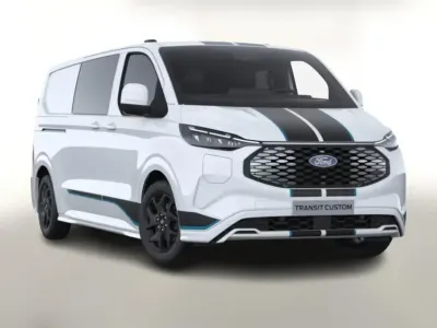 Neu Ford E-Transit Sport 160 kW (218 PS) 2026 Frozen white Van