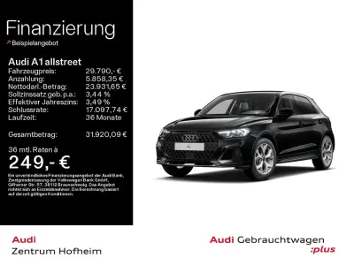 Gebraucht Audi A1 S-Line 150 PS (110 kW) 2025 Mythosschwarz metallic SUV