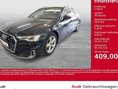 Gebraucht Audi A6 S-Line 265 PS (194 kW) 2025 Mythosschwarz metallic Kombi