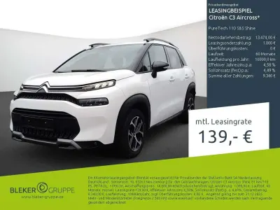 Brugt Citroën C3 Aircross Shine 110 HK (80 kW) 2023 Hvid SUV
