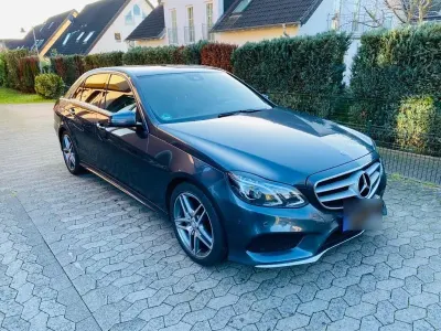 Usata Mercedes E350 Avantgarde 258 CV (189 kW) 2014 Verde Berlina