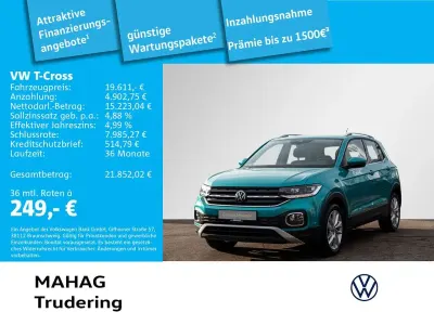 Używany VW T-Cross Style 110 KM (80 kW) 2023 Niebieski SUV