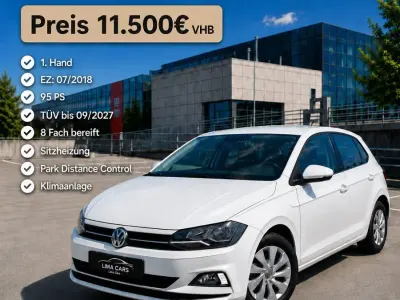 Gebraucht VW Polo Comfortline 95 PS (69 kW) 2011 Weiß Kleinwagen