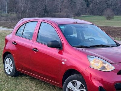 Second-hand Nissan Micra Visia 80 CP (58 kW) 2015 Roșu Hatchback
